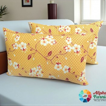 Sale Active 16 x 24 Inch Medium Hard White Cotton Filled Standard Size Pillow – Pack of 2